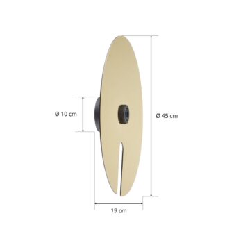 WEVER & DUCRÉ Mirro 2.0 wall45cm black/gold