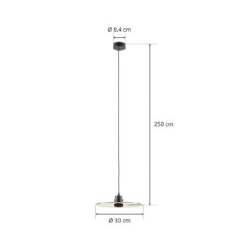 WEVER & DUCRÉ Zrkadlo 1.0 Prívesok 250cm čierna/zlatá