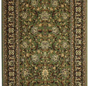 Weltom, Behúň na mieru Samira New 12003-023 green, šíre 80 cm, zelená, chodba / predsieň