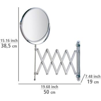 Wenko Zväčšovacie nástenné zrkadlo, 17 cm
