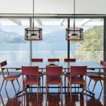 Westinghouse Emelie závesná lampa, 3-plameňová
