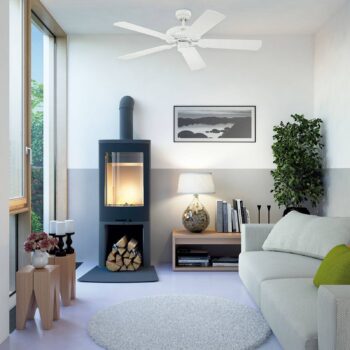 Westinghouse Monarch – biely stropný ventilátor