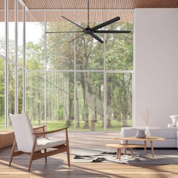 Westinghouse Widespan, stropný ventilátor čierny
