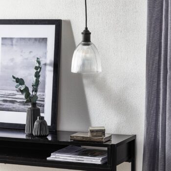 Westinghouse závesná lampa 6338540, vlnité sklo