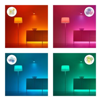 WiZ A60 LED lampa matná WiFi E27 8,5W RGBW