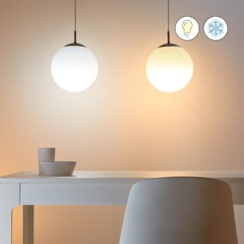 WiZ A60 LED lampa matná WiFi E27 8,5W RGBW sada 2 ks
