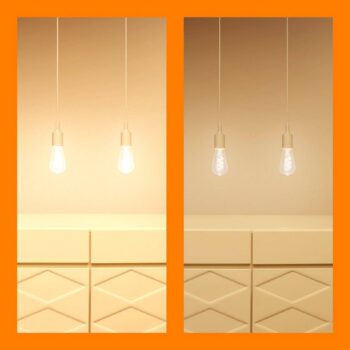WiZ ST64 LED filament žiarovka WiFi E27 6,3W RGBW