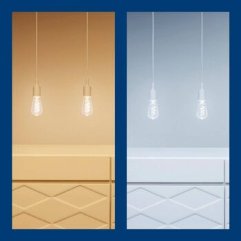 WiZ ST64 LED filament žiarovka WiFi E27 6,3W RGBW