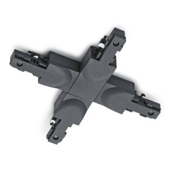 X-connector DUOline 2-fázová koľajnica, čierna matná