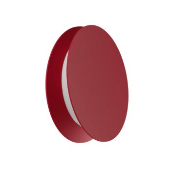 Yo-Yo LED nástenné svietidlo, červené, 2 700 K, hliník, PMMA, stmievateľné