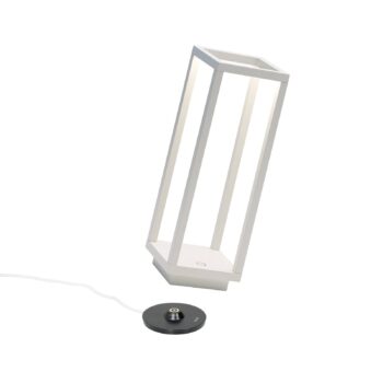 Zafferano Home LED lucerna na batérie IP54 biela