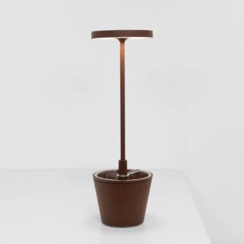 Zafferano Poldina Reverso lampa batéria corten