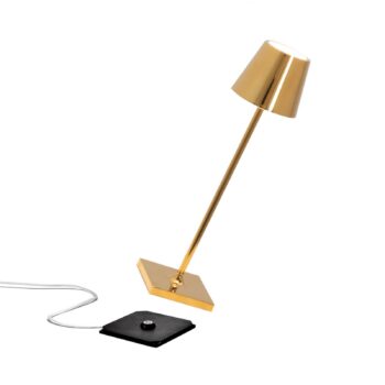 Zafferano Poldina micro lampa vnútri zlatá lesklá