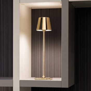 Zafferano Poldina micro lampa vnútri zlatá lesklá