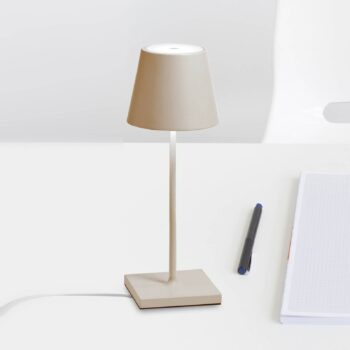 Zafferano Poldina mini lampa batérie IP65 piesková
