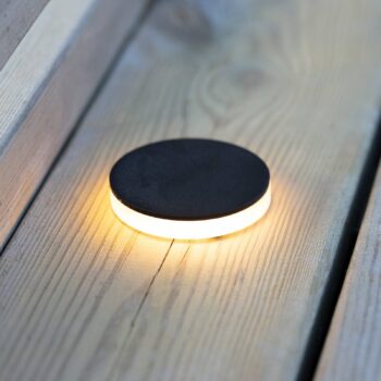 Záhrada 24 Decklight čierna 3W bočné Ø6cm
