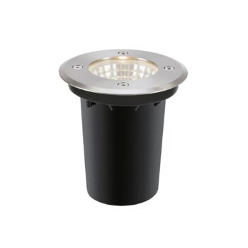 Záhradné 24 LED zapustené podlahové reflektory, čierne 6,2 W