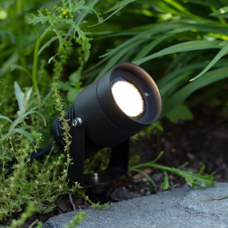Záhradný reflektor 24 LED, čierny, 15 W Záhradný reflektor 24 LED, čierny, 15 W
