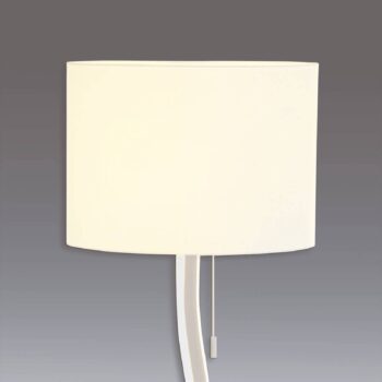 Zakrivená stojaca lampa Maren s diódami LED