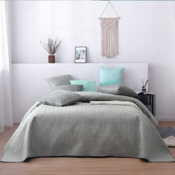 Zamatový prehoz Silky Touch 220x240cm grey, 220 x 240 cm