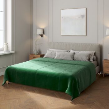 Zamatový prehoz Velvet, Grøn, Velvet, 704-13