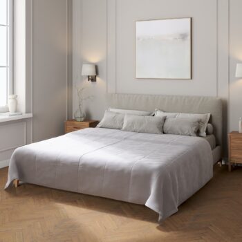 Zamatový prehoz Velvet, Lysegrå, Velvet, 704-24