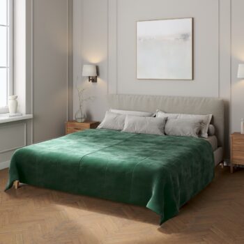 Zamatový prehoz Velvet, Mørkegrøn, Velvet, 704-25