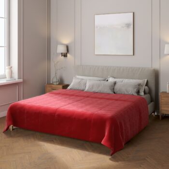 Zamatový prehoz Velvet, Rød, Velvet, 704-15
