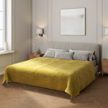 Zamatový prehoz Velvet, Støvgrøn, Velvet, 704-27