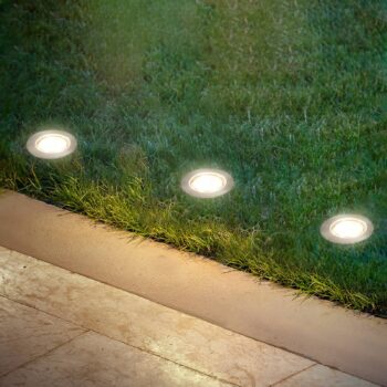 Zapustené LED reflektory 3916032 IP67 12 V 3-dielna štartovacia sada Ø 4,5 cm