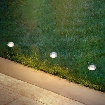 Zapustené LED reflektory 3922034, IP65, 12 V, štartovacia sada 3 ks, Ø 3,5 cm
