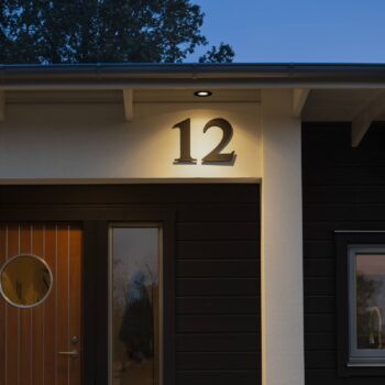 Zapustené LED svietidlo 7875 strop exteriér čierne