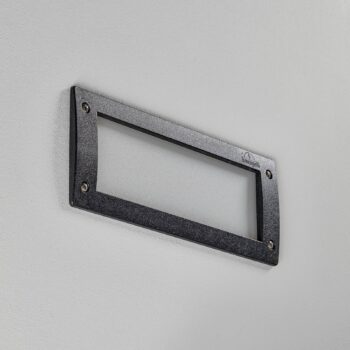 Zapustené nástenné LED Leti 300 Square čierne, CCT