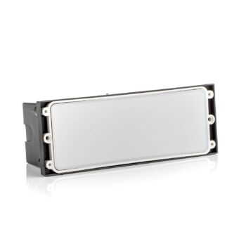 Zapustené nástenné LED Leti 300 Square čierne, CCT