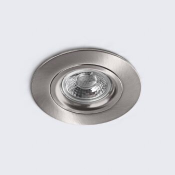 Zapustené stropné LED svetlo DL6809 okrúhle, nikel
