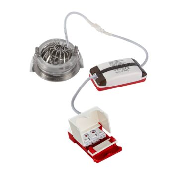 Zapustené stropné LED svetlo DL6809 okrúhle, nikel