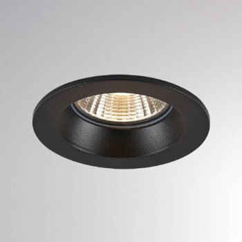 Zapustené svetlo Chicco Round 7W 30° 3000 K čierne