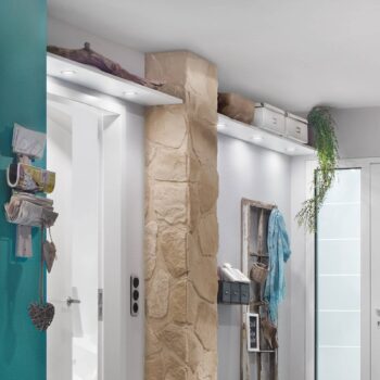 Zapustené svetlo FR 68 LED, sada 5 teplých bielych