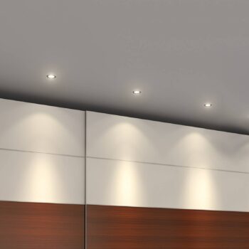 Zapustené svetlo FR 68 LED, sada 5 teplých bielych