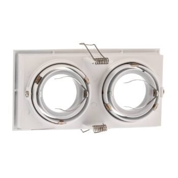 Zapustené svetlo Hyde 2-pl. otočné v bielej