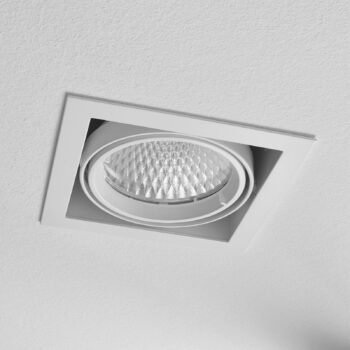 Zápustné svietidlo Arcchio Adin LED, 4 000 K, 25,9 W, biele