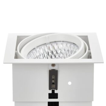 Zápustné svietidlo Arcchio Adin LED, 4 000 K, 25,9 W, biele