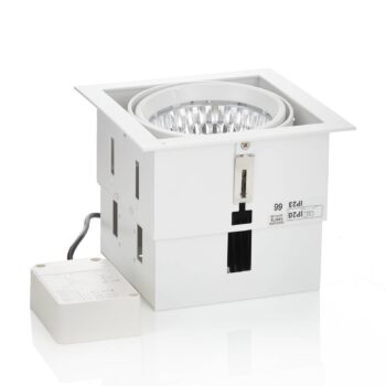 Zápustné svietidlo Arcchio Adin LED, 4 000 K, 25,9 W, biele
