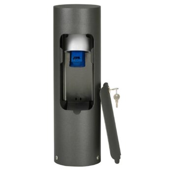 Zásuvkový stĺp 4410 2-gangový, IP54 uzamykateľné dvierka