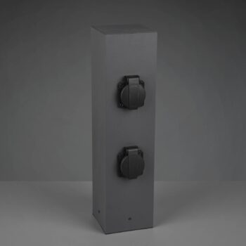 Zásuvkový stĺpik pre vonkajšie zásuvky, 4-cestný