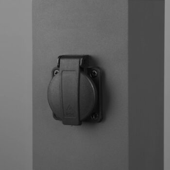 Zásuvkový stĺpik pre vonkajšie zásuvky, 4-cestný