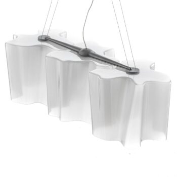 Záv. lampa Artemide Logico 3pl dĺžka 100 cm biela