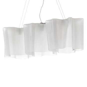 Záv. lampa Artemide Logico 3pl dĺžka 100 cm biela