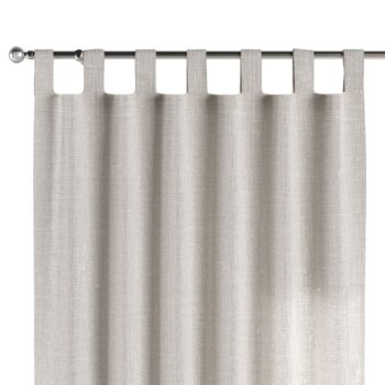 Záves na pútkach, biela, Linen, 392-04