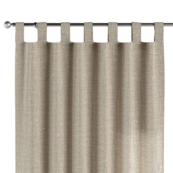 Záves na pútkach, prírodný ľan, Linen, 392-05